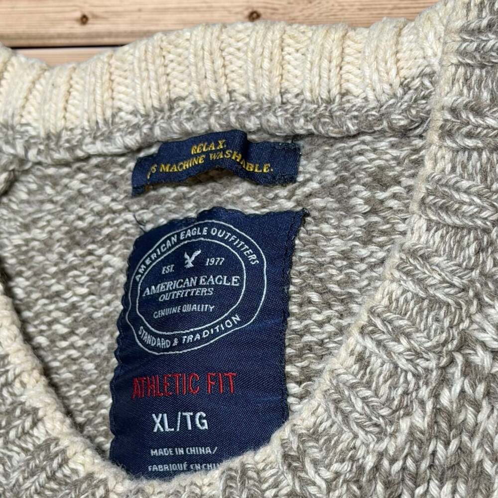 American Eagle Outfitters Marled Wool Blend Crewneck Sweater Size XL